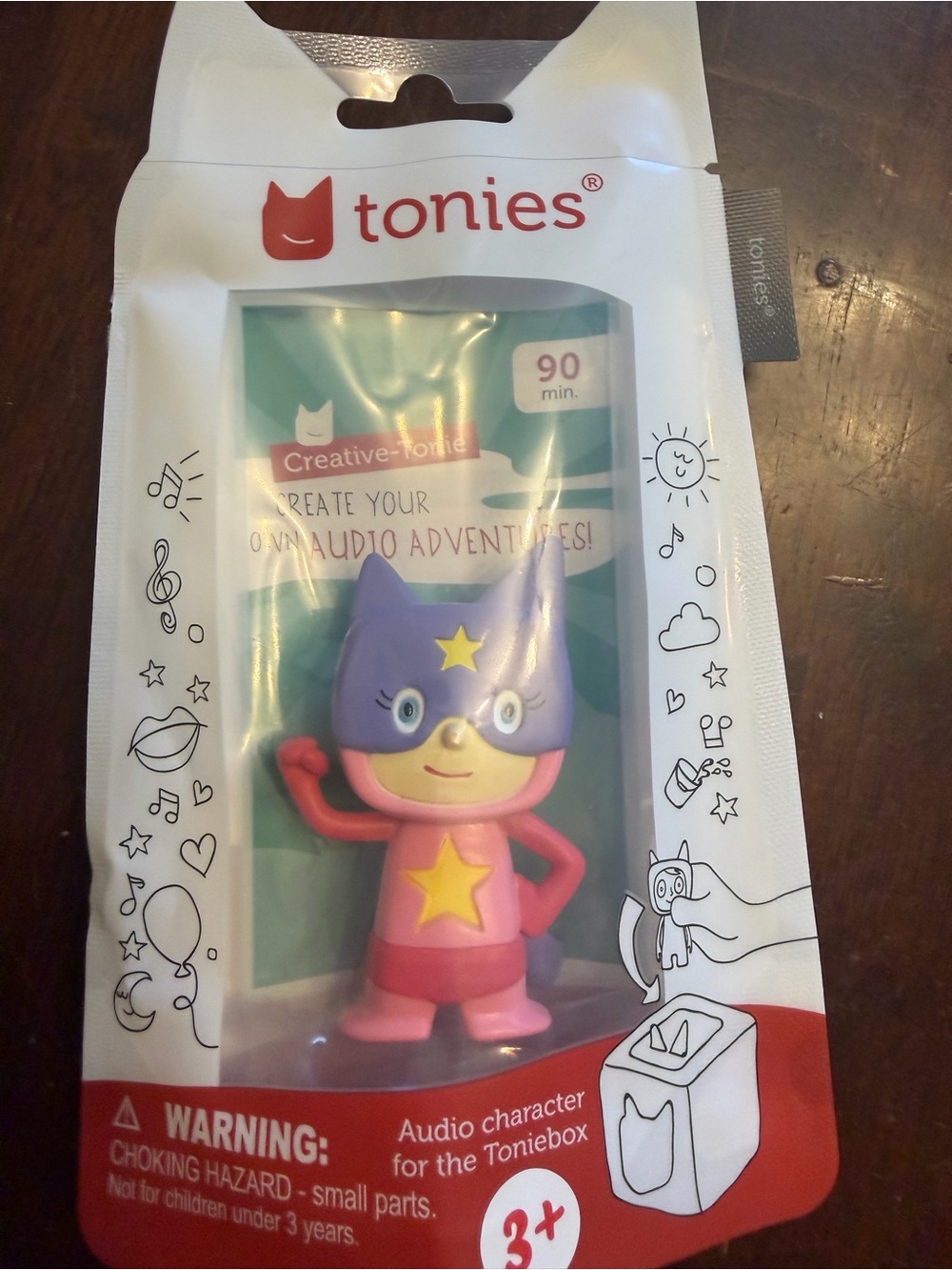 Tonies Creative-Tonie Superhero Girl (Purple & Pink)